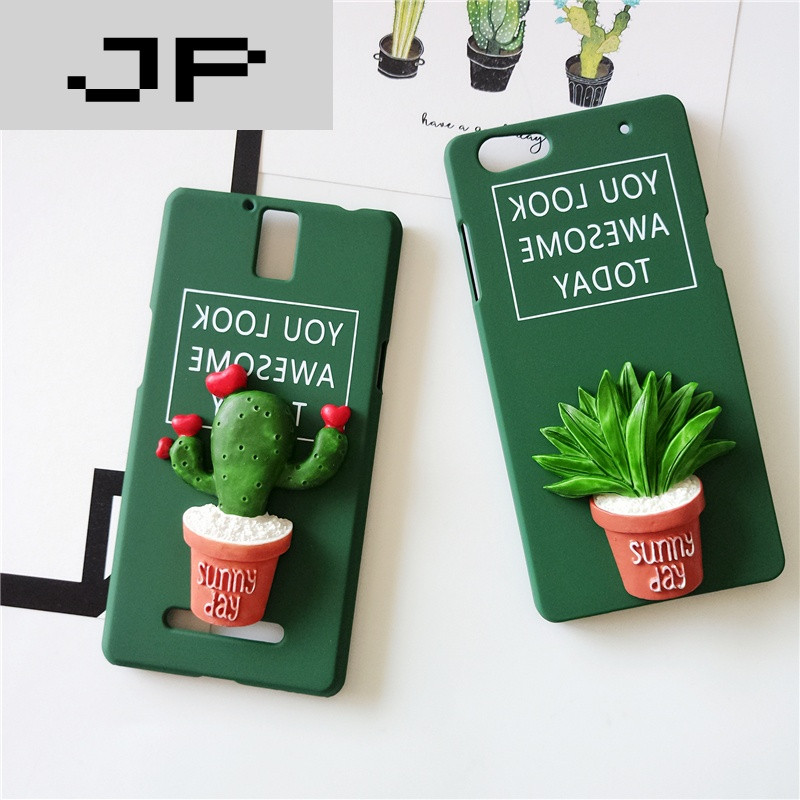 jp潮流品牌仙人掌墨绿 oppo r3/r7007 r5 r8007 a37 磨砂硬壳手机