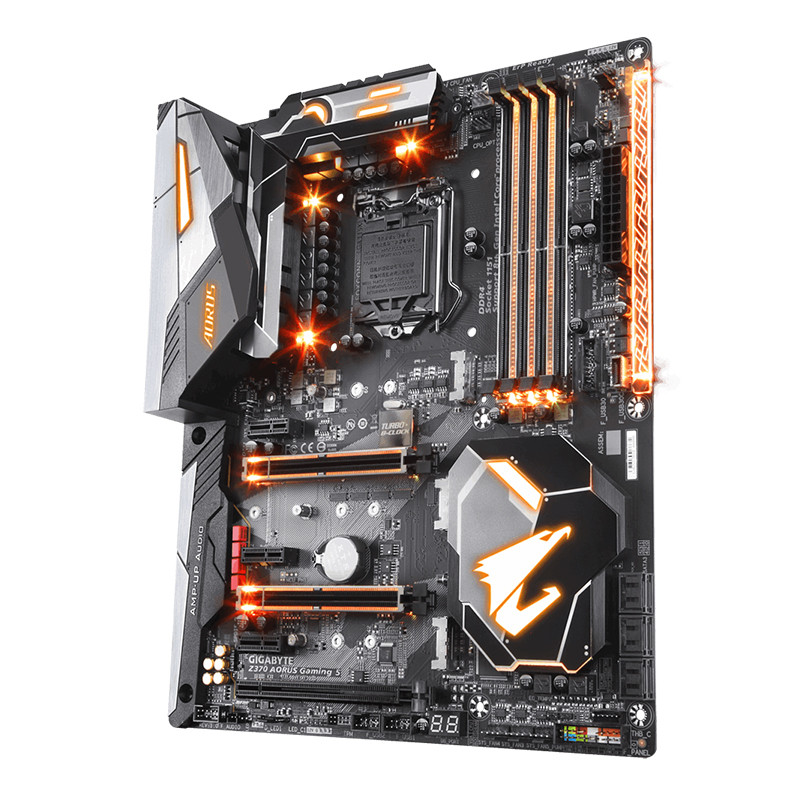 gigabyte/技嘉 z370 aorus gaming 5台式机电脑游戏主板cpu支持i7