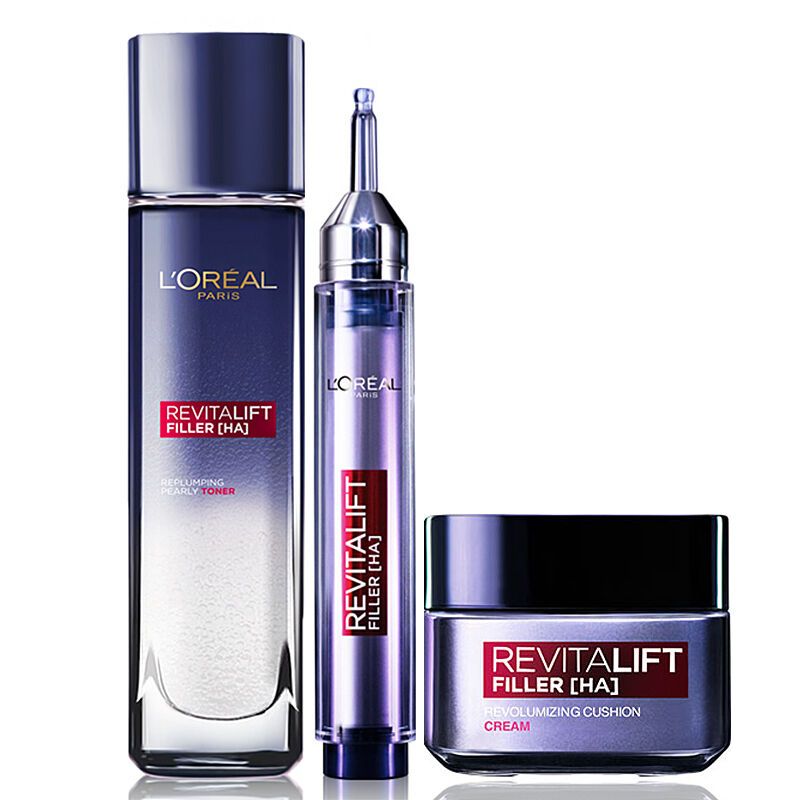 loreal法国巴黎欧莱雅女士护肤品化妆品套装复颜玻尿酸水光充盈 版本