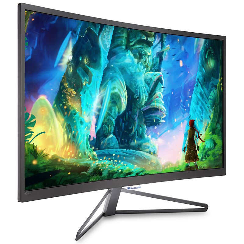 freesync同步 电脑液晶显示器 328c7qjsg 飞利浦(philips)显示器328c7