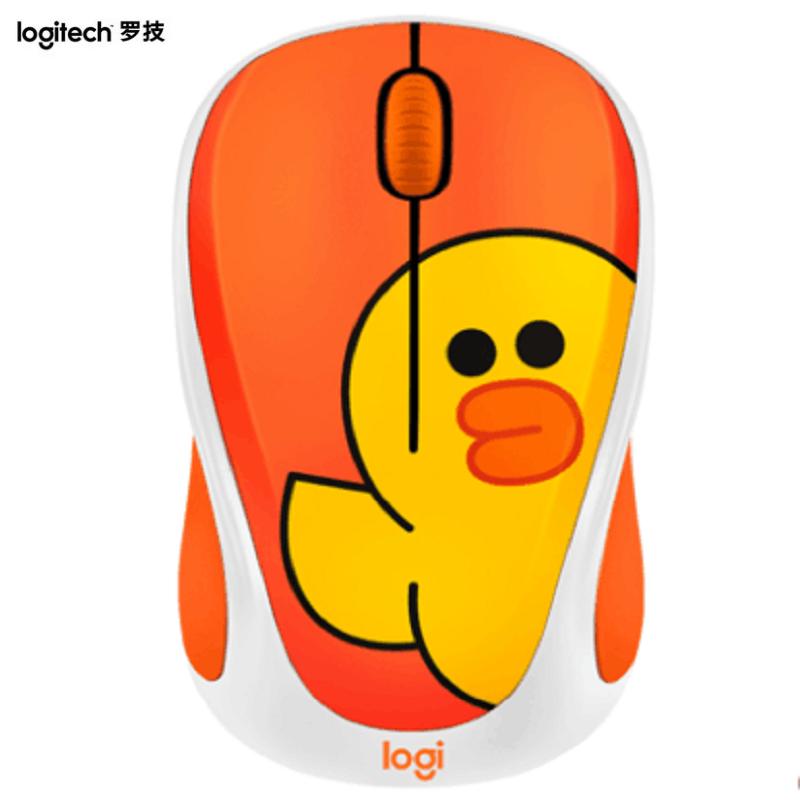 【官方旗舰店】罗技（Logitech）LINE FRIENDS无线鼠标 办公游戏家用笔记本电脑情侣闺蜜女生丘可CHOCO