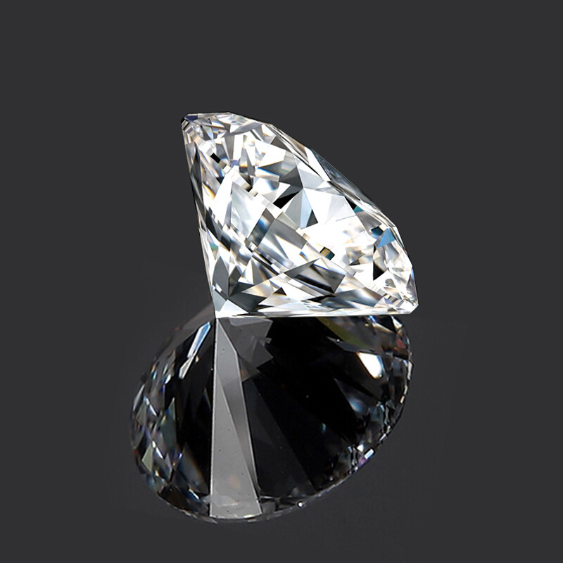 罗曼蒂珠宝裸钻定制gia双证书18k金钻石戒指女款结婚钻戒 diy珠宝婚戒