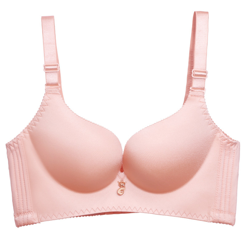 818款2件组合 无钢圈女士无痕收副乳调整内衣 透气聚拢款性感文胸