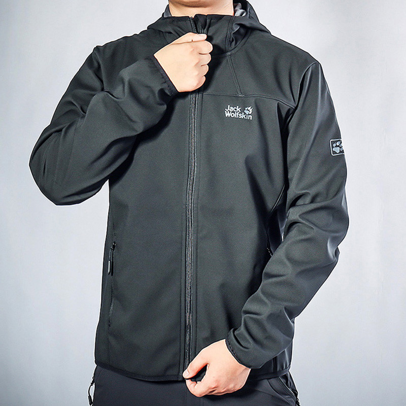 jack wolfskin/狼爪 男装 秋户外运动休闲防风软壳衣1304001-6000