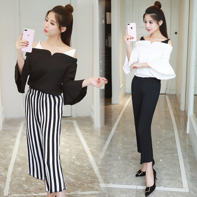 薇侣2017新品夏装新款女装小香风百搭小清新吊带修身显瘦潮女