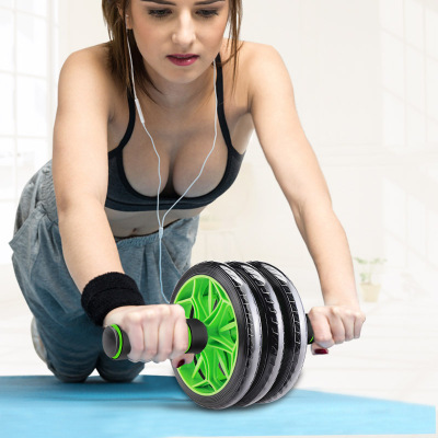 健腹轮收腹锻炼减肚子女滚轮巨轮运动收腹肌健身器材家用男腹肌轮