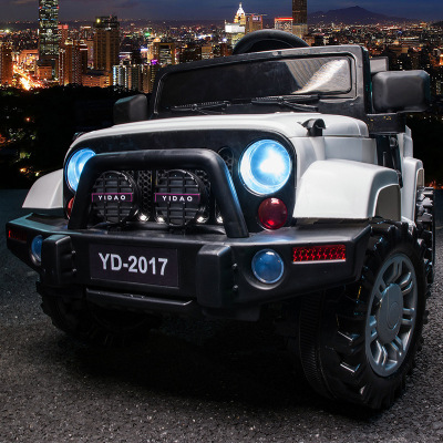 儿童电动车四轮越野汽车遥控可坐1-3童车4-5-7岁宝宝玩具车可坐人