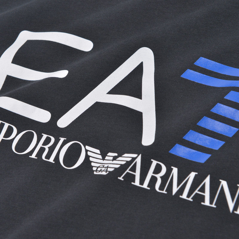 armani/阿玛尼ea7秋季新款男士长袖打底套头长袖t恤 棉 纯色 日常经典