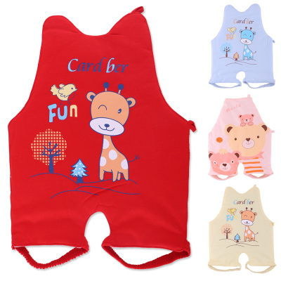 902新款婴儿连体肚兜棉秋冬加棉保暖新生儿衣服宝宝连腿小肚兜加厚兜兜定制默认颜色默认尺寸