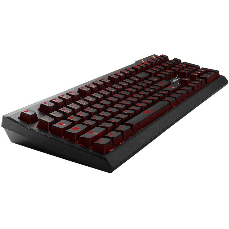 芝奇km570 mx cherry青轴茶红银轴电脑游戏机械键盘有线超海盗船