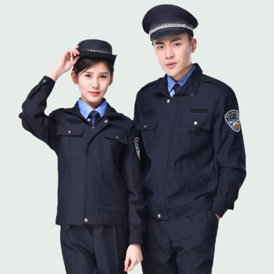 qma新款保安服春秋套装男保安制服执勤服小区物业长袖保安工作服安保全套定制