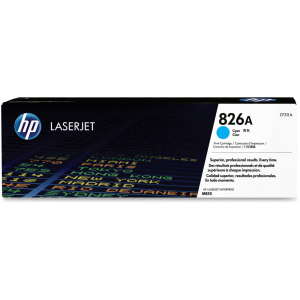 惠普(HP)826A 青色碳粉盒 CF311A(适用LaserJet Enterprise flow M855dn) 【826A(CF311A)/青色碳粉盒】