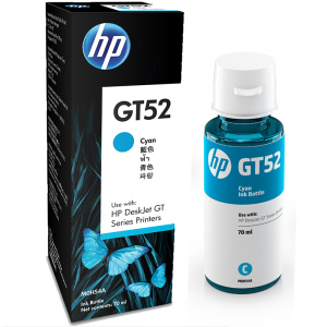 惠普（HP）GT52 青色原装墨水瓶 M0H54AA（适用DeskJet GT 5810 5820 加墨式一体机） 【GT52/青色原装墨水】