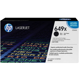 惠普(HP)CE260X 大容量黑色硒鼓 649X(适用Color LaserJet CP4525) 【CE260X(649X)/黑色17000页】