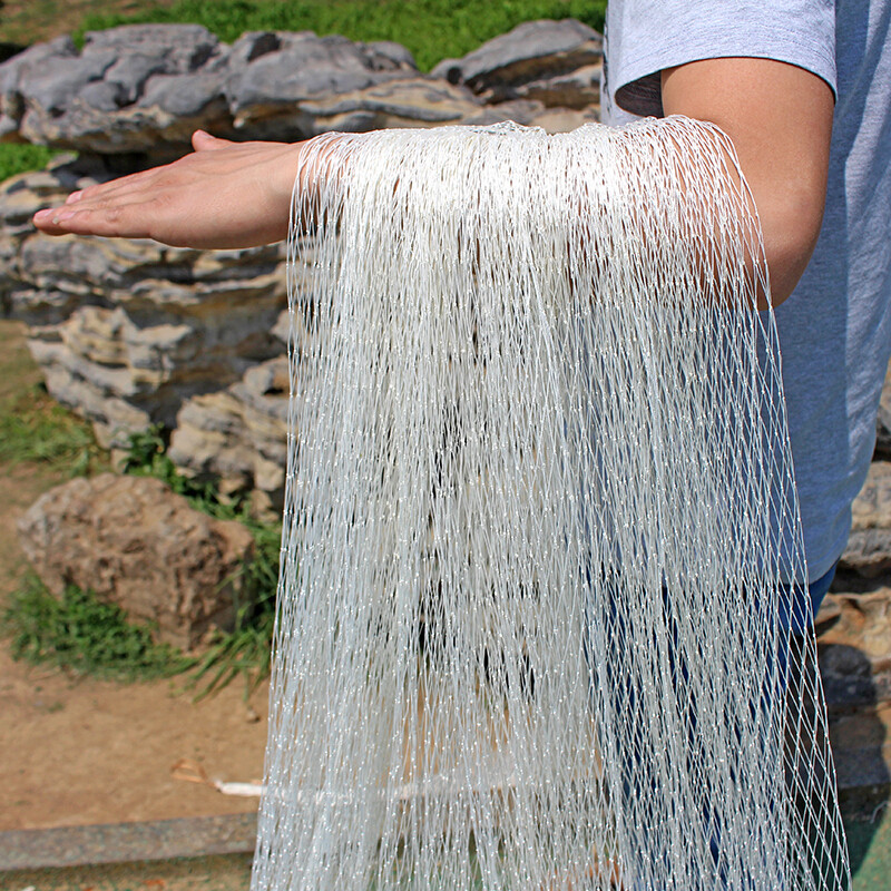 纯手工编织撒网传统手抛网旋网手撒网尼龙线铅坠易抛王渔网