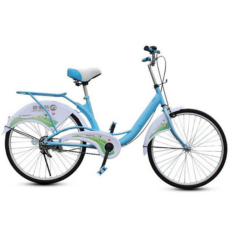运动户外24寸淑女自行车城市休闲单人车脚踏车自行车旅行景点观光