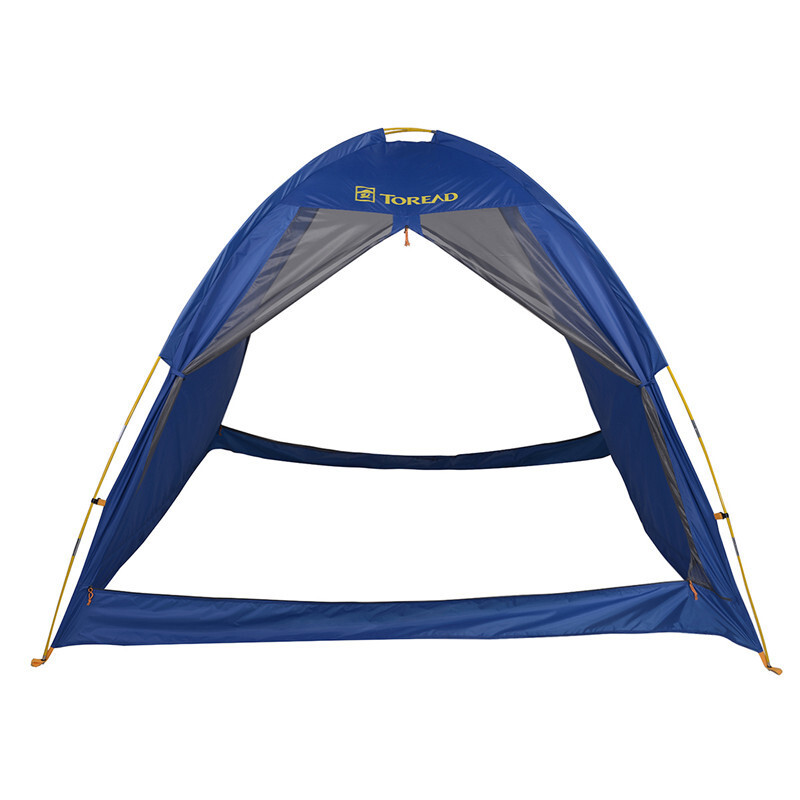 探路者户外帐篷17新款公园沙滩四人单层休闲帐 靛蓝 探路者(toread)帐