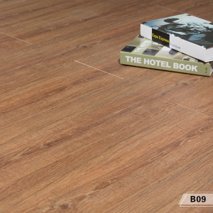 强化复合地板12mm家用卧室个性橡木环保防水耐磨地暖仿实木地板B011都市诱惑