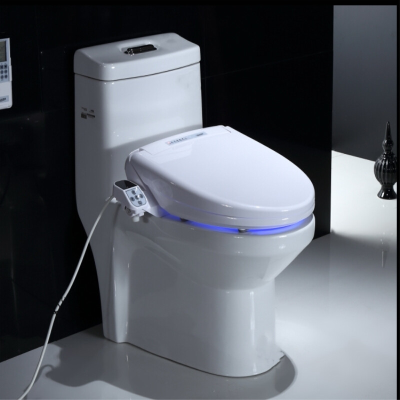 自动坐便器智能马桶盖遥控通用冲水短款全功能自动卫生间进水过滤