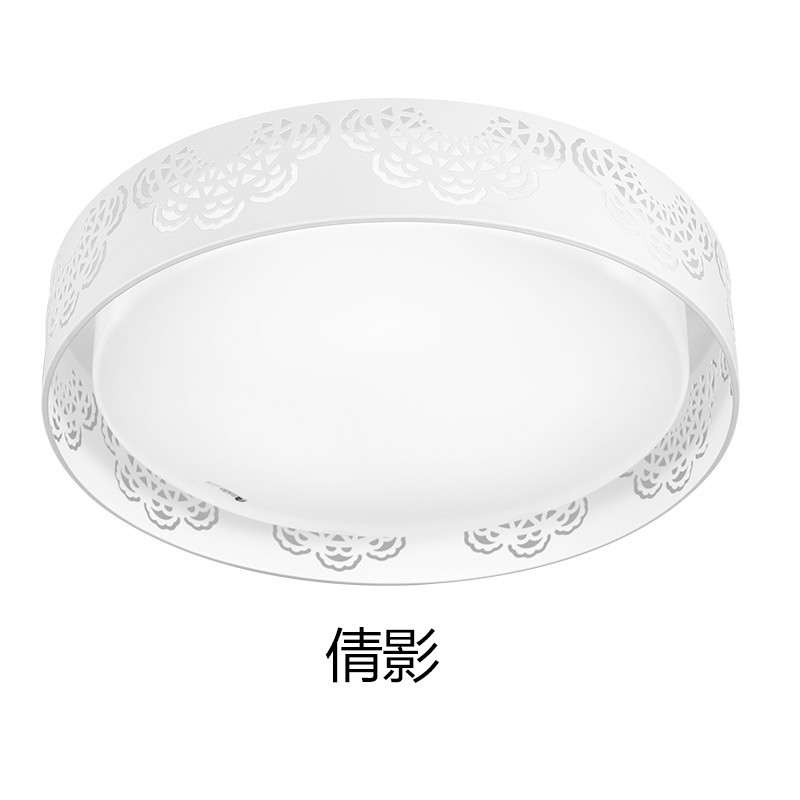 飞雕客厅灯 led吸顶灯 卧室照明灯具灯圆形长方形客厅灯 20w渐变调光