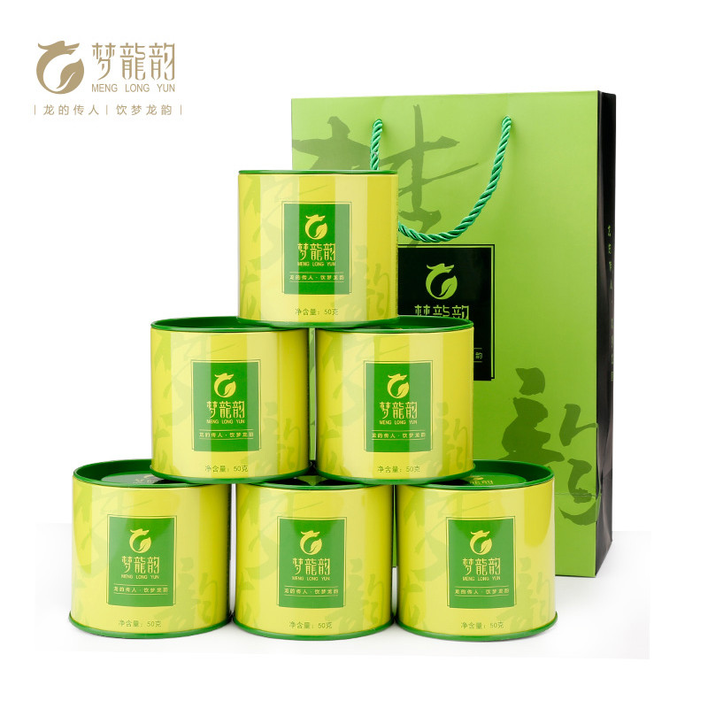 【中华特色】宁德馆 梦龙韵绿茶2017年新茶 天山绿茶 小罐茶 散装茶叶