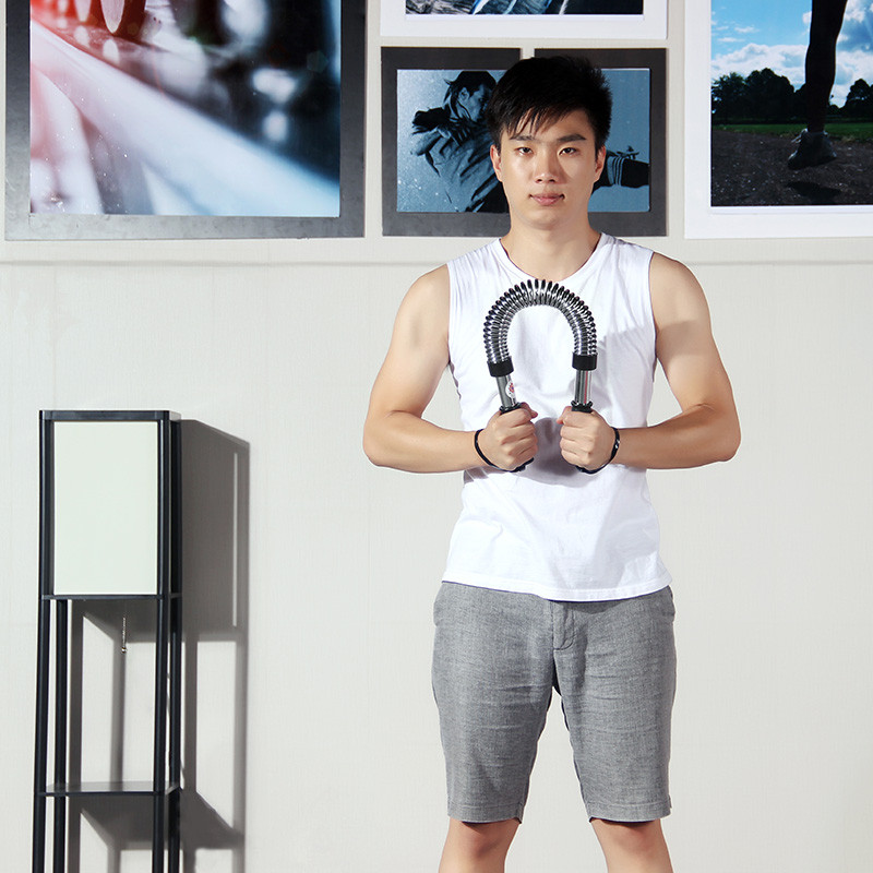 臂力器40kg臂力棍30kg健身器材家用50公斤握力棒60公斤臂力棒