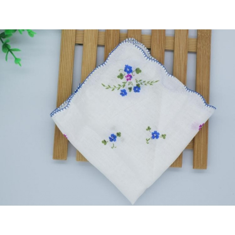 包 小碎花手绢 月牙边老年人纯棉女士儿童印花手帕怀旧全棉老式