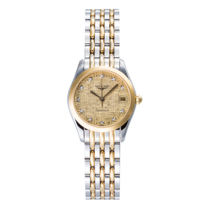 浪琴(Longines)手表 律雅系列机械女表L4.398.3.37.7 金盘 钢带 25mm