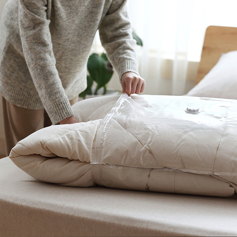 透明抽真空压缩袋单个装 衣物大中小号棉被子抽气收纳65983