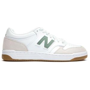 新百伦(New Balance)纯色复古拼接皮革 lace-up休闲板鞋男潮百搭