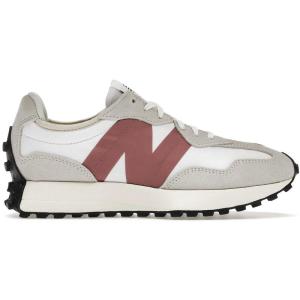 [官方正品]新百伦New Balance 327系列 女士运动时尚潮流休闲跑步鞋 白色/栗色 WS327CD