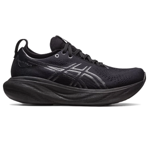 亚瑟士(ASICS)女鞋 GEL-NIMBUS 25 新款缓震回弹跑鞋舒适透气 黑色1012B356.002[正品保证]