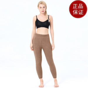 免费试穿 牧绒多斯羊羔绒加厚男女士羊毛裤全托保暖裤春秋打底裤中老年高腰棉裤2024冬装新款羊绒保暖裤男大码内穿毛裤加绒裤