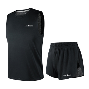 体育生/ TIYUSHENG 专业田径背心短裤套装