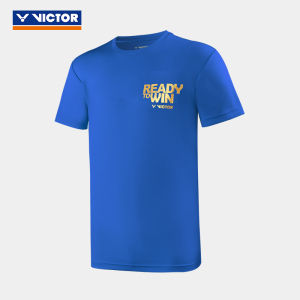VICTOR/威克多 羽毛球服短袖针织运动T恤训练系列T-10086
