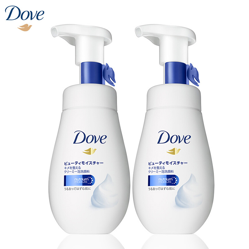 Dove/多芬润泽水润洁面慕丝泡泡氨基酸温和卸妆洗面奶160*2