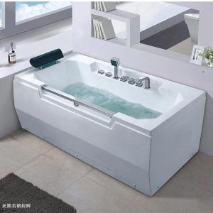 1.7米方形浴缸亚克力按摩浴缸家用独立式浴缸冲浪浴缸批波迷娜BOMINA
