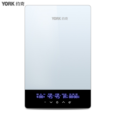 [门店同款]YORK约克 即热式电热水器YK-F9 恒温速热旗舰即热沐浴洗澡家用小型热水器大水量可带浴缸顶喷11KW