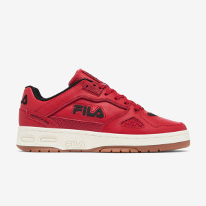 官方正品 Fila/斐乐男鞋板鞋 白色-蒸汽蓝 皮革网眼鞋面 轻便 透气 缓震耐磨 运动鞋休闲鞋男1BM01744