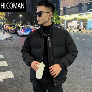 HLCOMAN男士羽绒棉服冬季2024新款棉袄潮牌痞帅百搭韩版潮流加厚棉衣外套