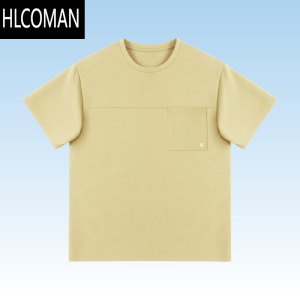 HLCOMAN[敖瑞鹏同款]Geniomode短袖男T恤夏季捷尼拉莫设计感速干上衣