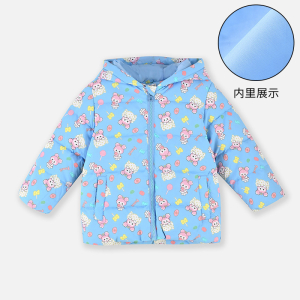 [1件3.5折:206元]铅笔俱乐部秋冬新款女小童外套儿童保暖上衣宝宝加厚羽绒服