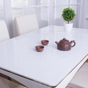家柏饰(CORATED)纯纯不透明水晶板桌布软质玻璃不收缩不变形餐桌垫茶几垫