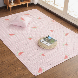 美帮汇可机洗地毯北欧全棉客厅茶几榻榻米地垫子儿童卧室床边毯夏季