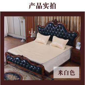 美帮汇[无铬鞣]皮凉席1.8米床彩色牛皮席三件套 1.5m色软席