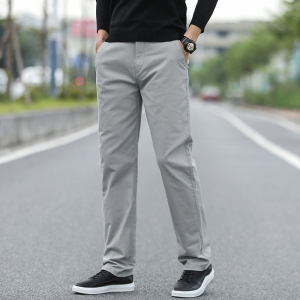 金盾(KIN DON)冬季厚款裤子男士休闲裤纯棉直筒阔腿男裤宽松直筒潮流长裤胖子裤42码大码裤