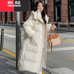 YIBUSHENG棉服女冬季新款2023冬装中长款棉衣反季羽绒棉袄今年流行外套