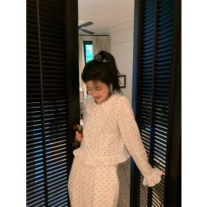 SHANCHAO睡衣女2023年新款薄款大码可爱可外穿睡裙家居服夏季套装