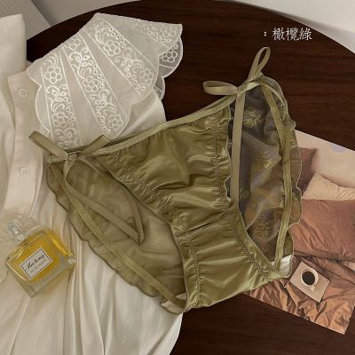 SHANCHAO2条装&性感蕾丝内裤女日系甜美透气裆纯欲风舒适低腰细带三角