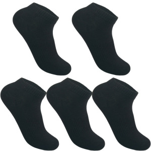 盛世尼曼5双装 冬季男女士棉色跑步短低帮加厚毛巾底船袜浅口运动袜子